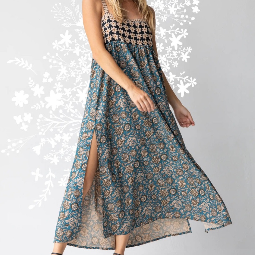 Natural Life Maxi Slit Dress